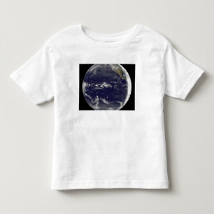 Camiseta Infantil Vista satélite da terra