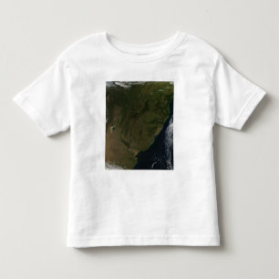 Camiseta Infantil Vista satélite de Ámérica do Sul