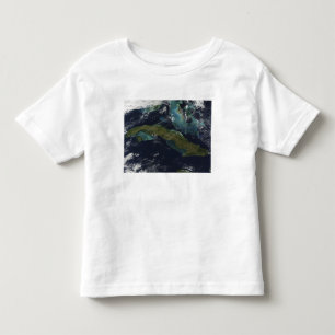 Camiseta Infantil Vista satélite de Cuba