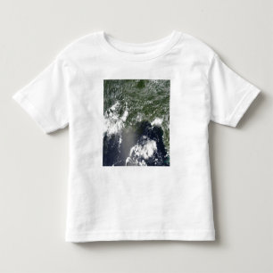 Camiseta Infantil Vista satélite do Golfo do México