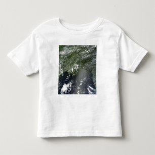 Camiseta Infantil Vista satélite do Golfo do México 2