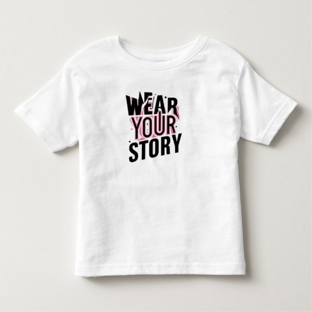 Camiseta Infantil Vista sua história: T-Shirts personalizáveis única (Frente)