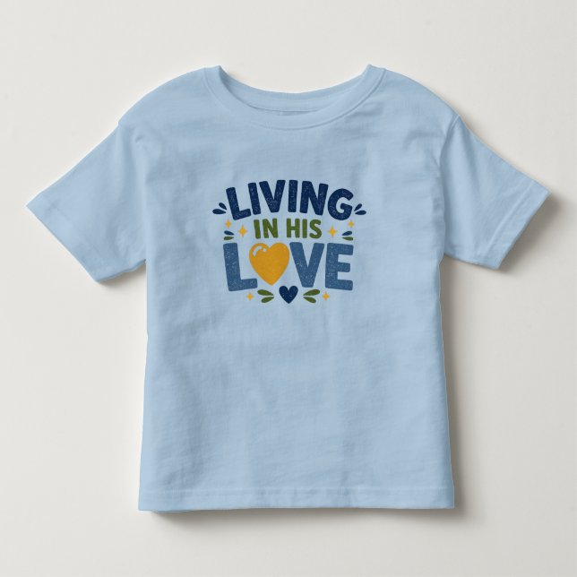 Camiseta Infantil Viver em Seu amor  (Frente)