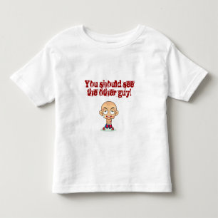 Camiseta Infantil Você deve ver a outra cara