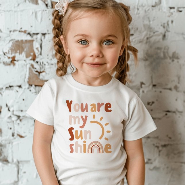 Camiseta Infantil Você É Meu Sol | Boho Rainbow (Criador carregado)