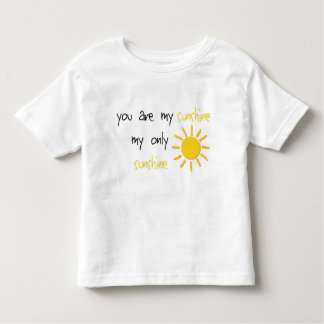 Camiseta Infantil Você é minha luz do sol