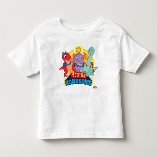 Camiseta Infantil Você é Roarsome | Dino Ranch (Frente)