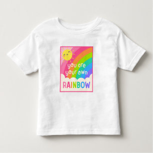 Camiseta Infantil Você É Seu Próprio Arco-Íris