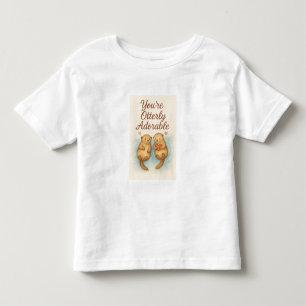 Camiseta Infantil Você é Totalmente Adorável – Lindos Esquilos Aquát