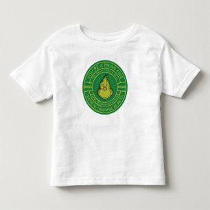 Camiseta Infantil Você é um Mean One Mister Grpolegadas Crachá