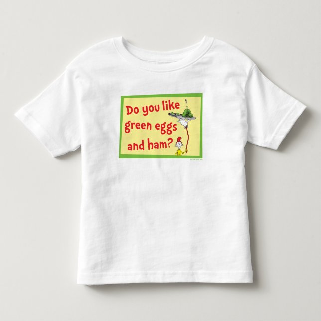 Camiseta Infantil Você Gosta de Ovos Verdes e Presunto? (Frente)