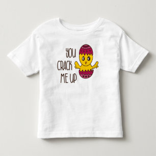 Camiseta Infantil Você Me Prende Com O Pintinho De Páscoa Engraça
