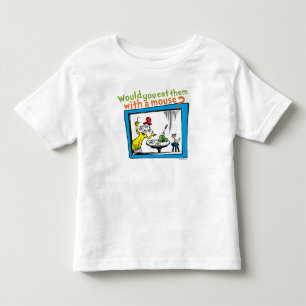 Camiseta Infantil Você os Comeria Com um Rato?