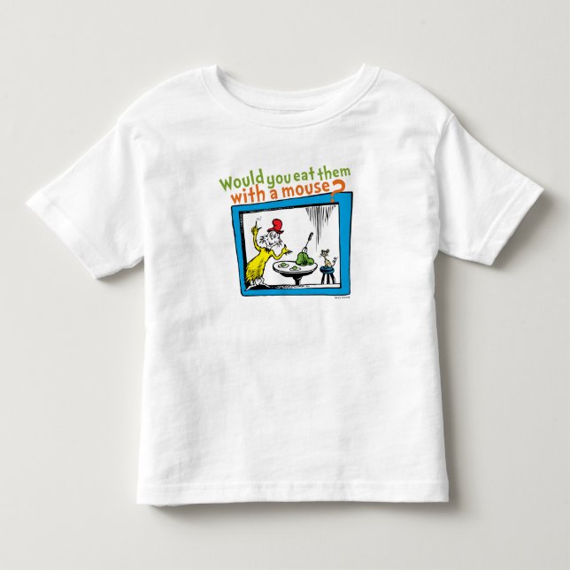 Camiseta Infantil Você os Comeria Com um Rato? (Frente)