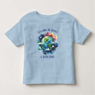 Camiseta Infantil Você Torna O Mundo Um Lugar Melhor