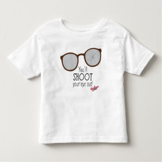 Camiseta Infantil Você vai atirar no seu olho!