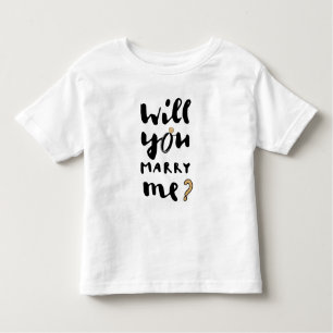 Camiseta Infantil Você vai me casado?