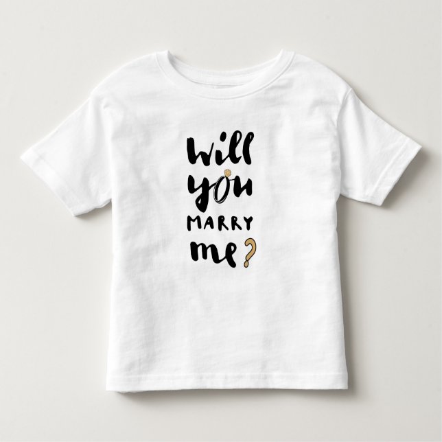Camiseta Infantil Você vai me casado? (Frente)