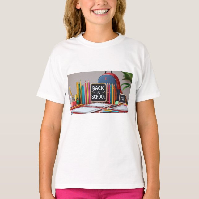 Camiseta Infantil - Volta às Aulas (Frente)
