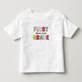 Camiseta Infantil Voltar à Equipe de Sonhos do 1º ano da escola