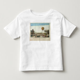 Camiseta Infantil Vôo de Jacques Charles e de Nicholas Robert