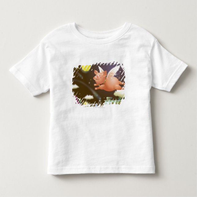 Camiseta Infantil Vôo do porco no céu (Frente)