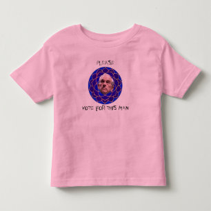 Camiseta Infantil Vote por favor para Ron Paul
