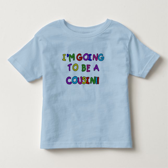 Camiseta Infantil Vou ser primo (Frente)