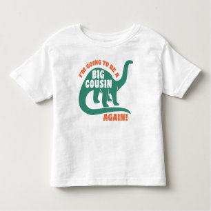 Camiseta Infantil Vou Ser Um Primo Grande Novamente
