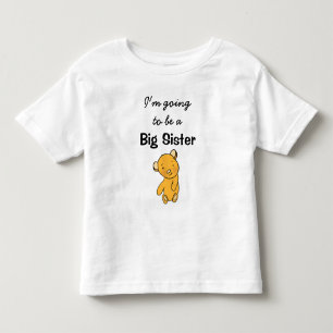 Camiseta Infantil Vou ser uma Irmã Grande