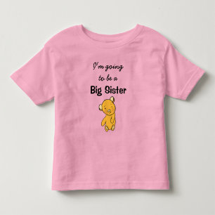 Camiseta Infantil Vou ser uma Irmã Grande