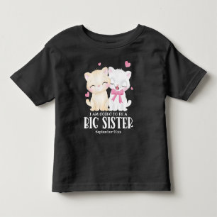 Camiseta Infantil Vou Ser Uma Irmã Mais Velha Anúncio de Bebê