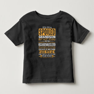 Camiseta Infantil Vovô mimado vovó incrível