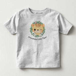 Camiseta Infantil Vovó Pequeno Tigre