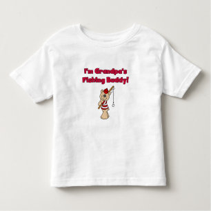 Camiseta Infantil Vovôs que pescam o amigo