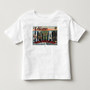 Camiseta Infantil Vulcão, Havaí - grandes cenas da letra