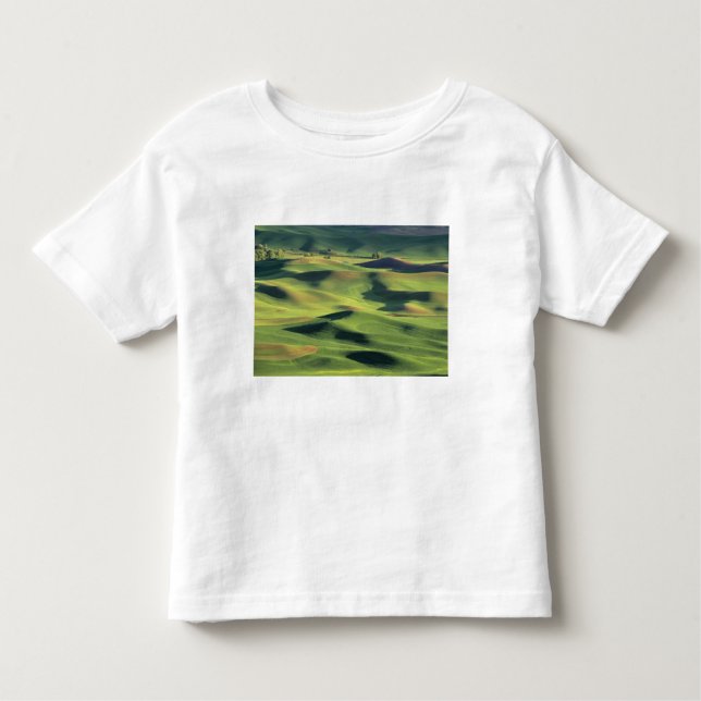 Camiseta Infantil WA, Condado de Whitman, Palouse Farmland, vista (Frente)