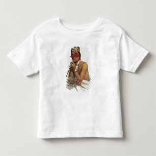 Camiseta Infantil Wa-Em-Boesh-Kaa, um chefe do Chippeway