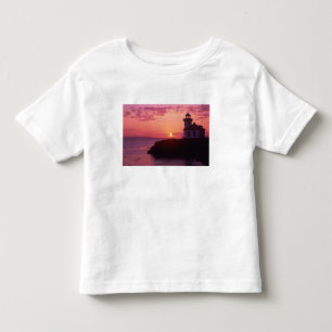 Camiseta Infantil WA, Ilha de San Juan, Farol de Lime Kiln, 1919,