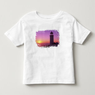Camiseta Infantil WA, Parque Estadual Cape Disappointment, North Hea
