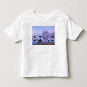 Camiseta Infantil WA, Parque Nacional Olympic, Segunda Praia,