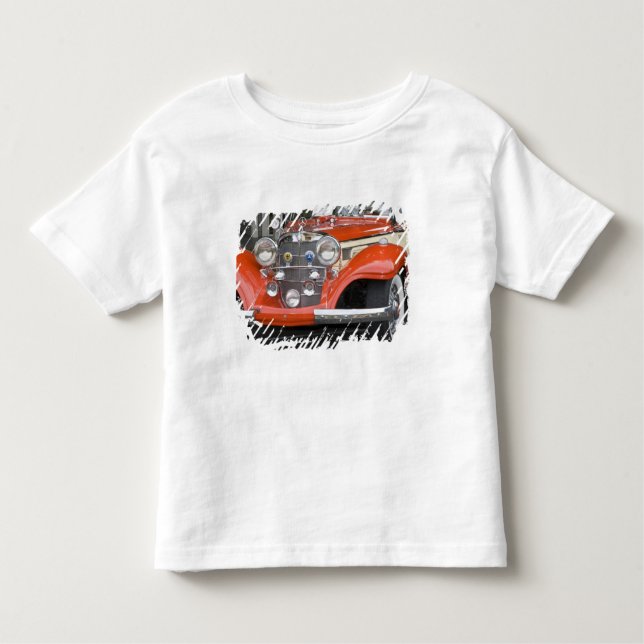 Camiseta Infantil WA, Seattle, automóvel alemão clássico. 2 (Frente)