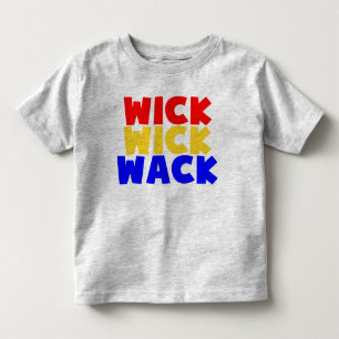 Camiseta Infantil Wack do feltro de lubrificação do feltro de