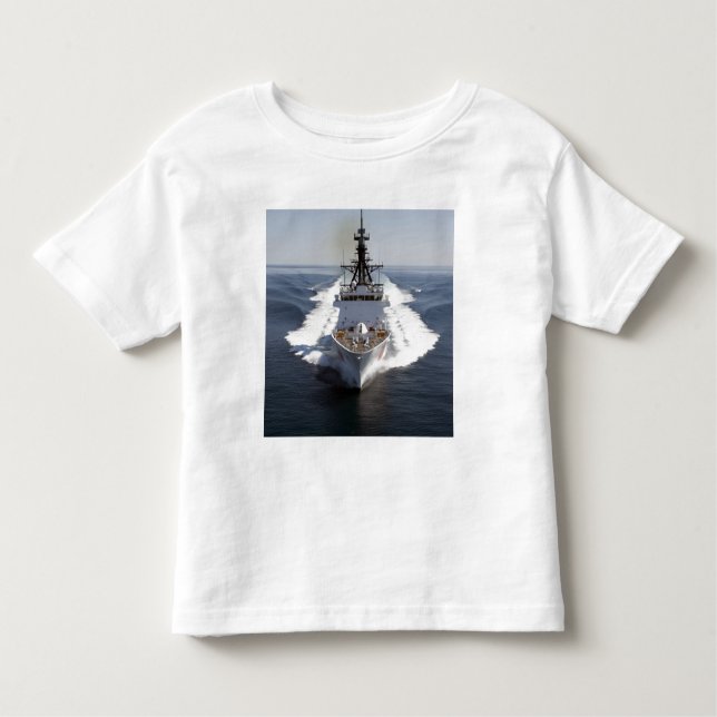 Camiseta Infantil Waesche do cotter da Guarda costeira dos EUA (Frente)