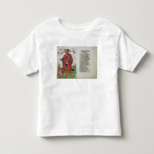Camiseta Infantil Wandalus, rei do "Wenden", 'da origem o
