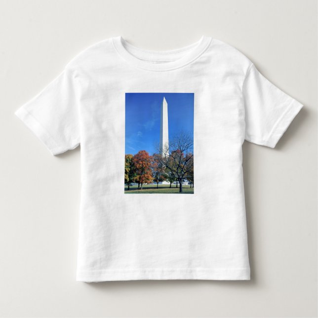 Camiseta Infantil WASHINGTON, C.C. EUA. Elevações do monumento de (Frente)