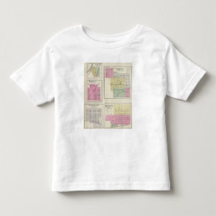 Camiseta Infantil Waterville, Beattie, Oketo, e Barrett, Kansas