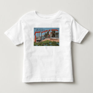 Camiseta Infantil Wausau, Wisconsin - grandes cenas da letra