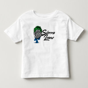 Camiseta Infantil WAYout Arts Freetown Sierra Leone Flag Lion
