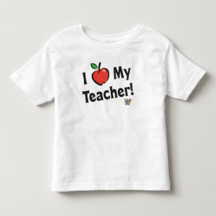 Camiseta Infantil Webkinz: Eu amo meu professor!